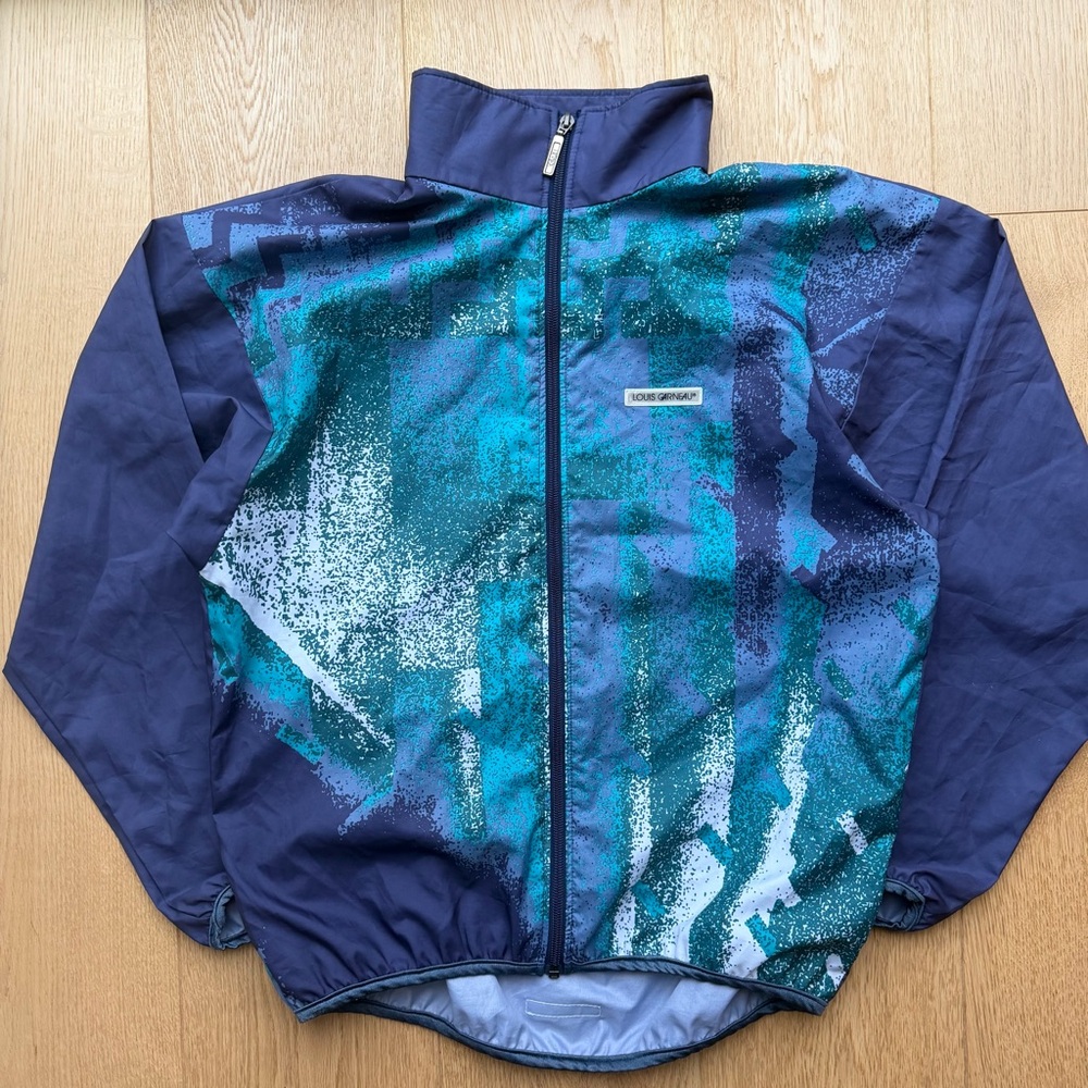 VINTAGE 90s retro Louis Garneau windbreaker - M - Picture 6 of 16